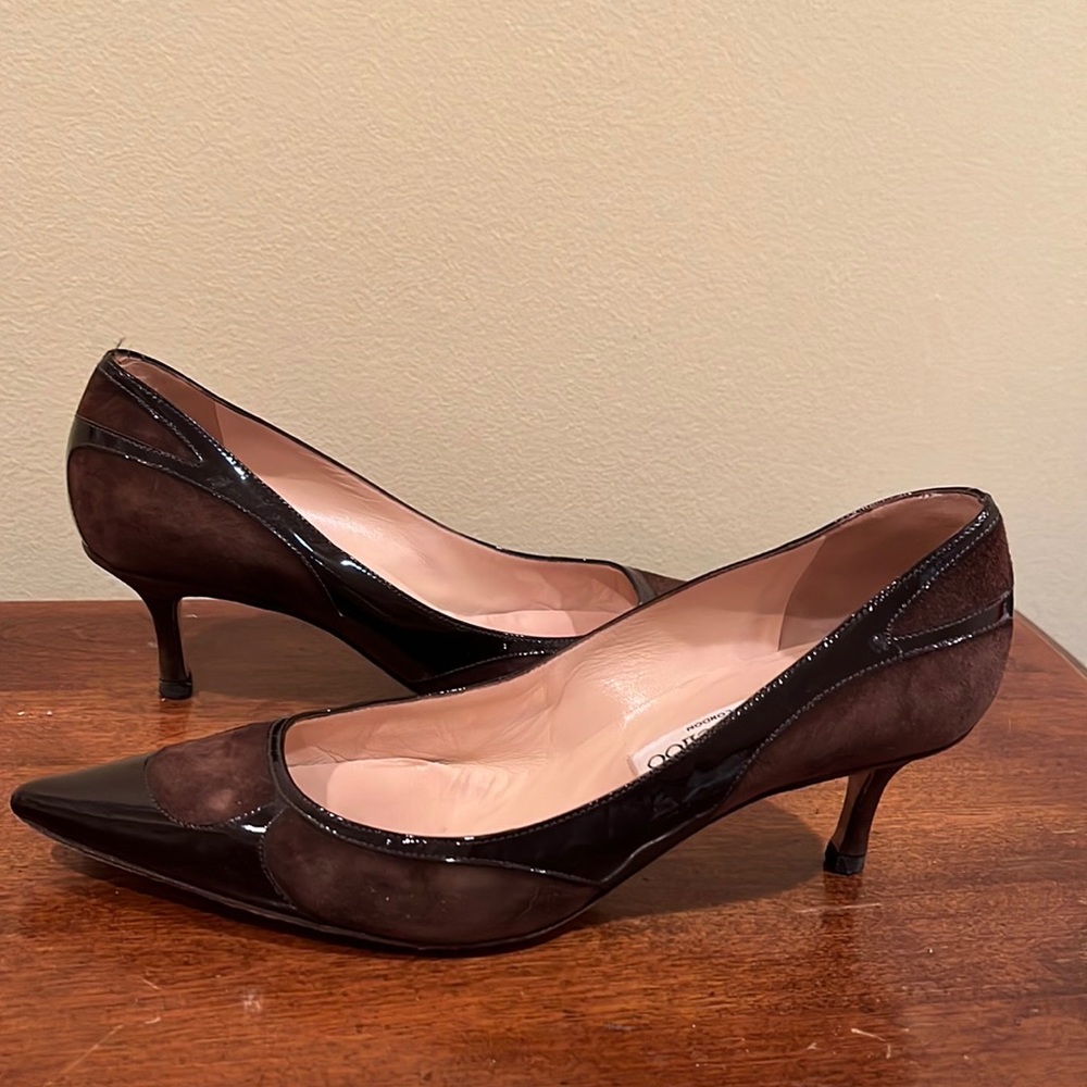 Jimmy choo vero cuoio heel